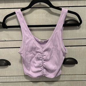Garage Purple Crop Top